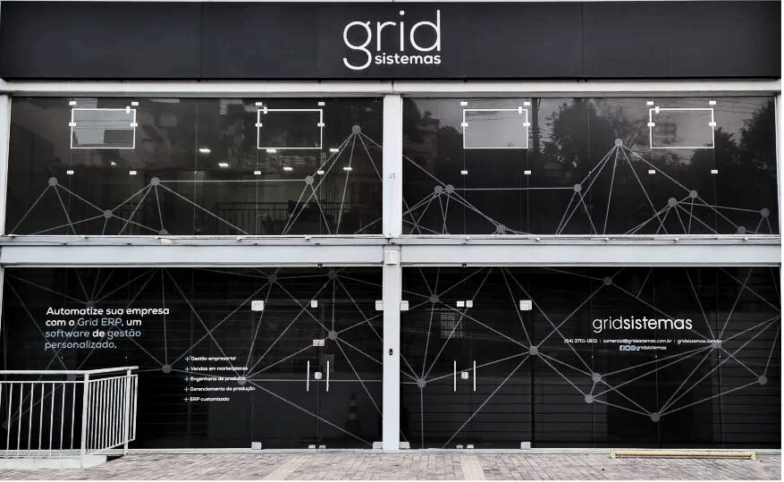 Fachada da Grid Sistemas em Bento Gonçalves-RS